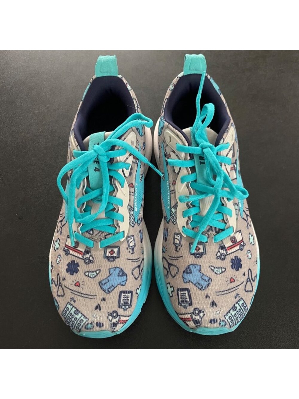 Brooks Womens Trace 4 Hero Medical Run Walk Shoes Size 6.5 B Nurse Doctor EMS